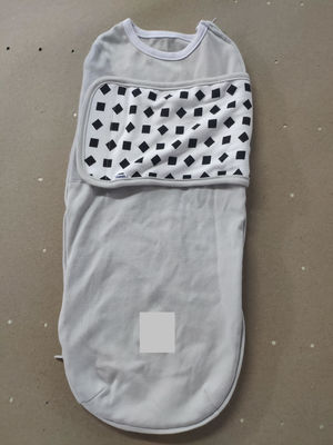 bolso suave modificado para requisitos particulares 100%, envoltura del sueño del bebé del algodón del producto del bebé